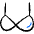 Underwear Bra Lace icon - Free transparent PNG, SVG. No sign up needed.
