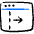 App Window Move Right Icon from Freehand Duotone Set
