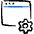 App Window Settings Icon from Freehand Duotone Set