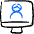 Apps Monitor User Icon from Freehand Duotone Set