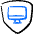 Security Shield Monitor icon - Free transparent PNG, SVG. No sign up needed.