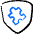 Security Shield Plugin Icon from Freehand Duotone Set