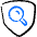 Security Shield Search Icon from Freehand Duotone Set