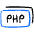 Coding File Php Tag Icon from Freehand Duotone Set