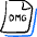 File Code Dmg Icon from Freehand Duotone Set