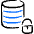 Database Lock Icon from Freehand Duotone Set