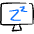 Desktop Action Monitor Screen Sleep 2 Icon from Freehand Duotone Set