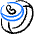 Smart Watch Circle Missed Call Alternate Icon from Freehand Duotone Set