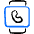 Smart Watch Square Missed Call Icon from Freehand Duotone Set