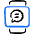 Smart Watch Square Text Icon from Freehand Duotone Set