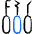 Crime Tool Lockpicking Set Icon from Freehand Duotone Set