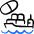 Drugs Traffic Container Ship Icon from Freehand Duotone Set