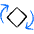 Flip Rotate Clockwise Icon from Freehand Duotone Set