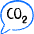 Pollution Co2 Message Icon from Freehand Duotone Set