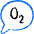Pollution O2 Message Icon from Freehand Duotone Set