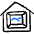 Museum Gallery House Icon from Freehand Duotone Set | Free Download as SVG Vector and Transparent PNG | Streamline icons