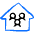 Family Home Icon from Freehand Duotone Set