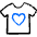 Gender Variance Heart Shirt Icon from Freehand Duotone Set