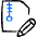 Zip File Edit Icon from Freehand Duotone Set