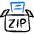 Zip File Zip Box icon - Free transparent PNG, SVG. No sign up needed.