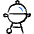 Barbecue Stove Icon from Freehand Duotone Set