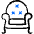 Armchair 1 icon - Free transparent PNG, SVG. No sign up needed.