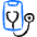 Medical App Smartphone Stethoscope icon - Free transparent PNG, SVG. No sign up needed.
