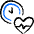 Mental Health Heart Time 2 icon - Free transparent PNG, SVG. No sign up needed.