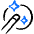 Retouch Magic Wand Icon from Freehand Duotone Set