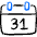 Calendar Thirty First icon - Free transparent PNG, SVG. No sign up needed.