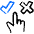 Form Validation Cursor Choose Icon from Freehand Duotone Set