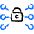 Lock Network Icon from Freehand Duotone Set