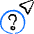 Select Cursor Question Icon from Freehand Duotone Set