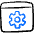 Settings Cog Browser icon - Free transparent PNG, SVG. No sign up needed.