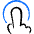 Gesture Tap Icon from Freehand Duotone Set