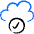 Cloud Check Icon from Freehand Duotone Set