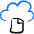 Cloud File Icon from Freehand Duotone Set | Free Download as SVG Vector and Transparent PNG | Streamline icons