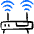 Network Router Signal Double icon - Free transparent PNG, SVG. No sign up needed.