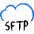 Server Sftp Cloud Icon from Freehand Duotone Set