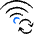 Wifi Sync Icon from Freehand Duotone Set