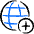 Worldwide Web Add Icon from Freehand Duotone Set