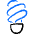 Light Bulb Eco Icon from Freehand Duotone Set