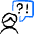 Messages People Man Question Exclamation icon - Free transparent PNG, SVG. No sign up needed.
