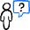 Messages People User Question Icon from Freehand Duotone Set | Free Download as SVG Vector and Transparent PNG | Streamline icons