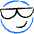 Smiley Smirk Glasses 1 icon - Free transparent PNG, SVG. No sign up needed.