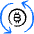 Crypto Currency Bitcoin Exchange 1 Icon from Freehand Duotone Set