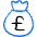 Currency Bag Pound Icon from Freehand Duotone Set