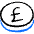 Currency Pound Circle Icon from Freehand Duotone Set