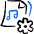 Audio File Settings Icon from Freehand Duotone Set