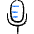 Microphone Icon from Freehand Duotone Set | Free Download as SVG Vector and Transparent PNG | Streamline icons